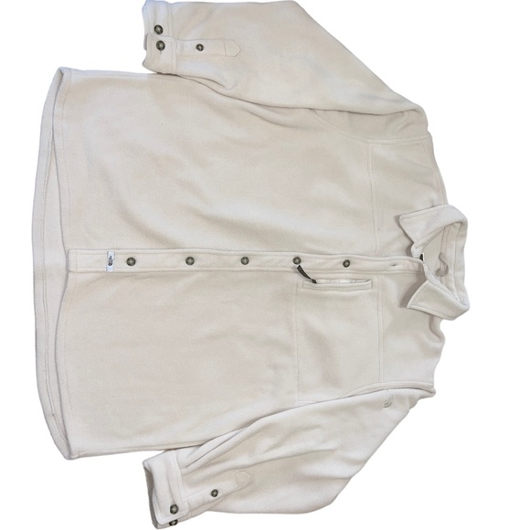 Men’s The North Face Beige Button Up Fleece Sweater - XL - Picture 7 of 14